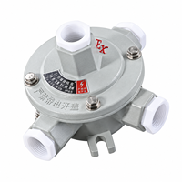 Boîte de jonction antidéflagrante en alliage d'aluminium pour usage industriel, 220V/380V, protection IP54 IP65 IP66, 6 prises, 12A, entrée de câble par conduit