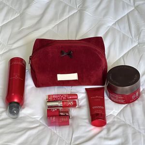 Ins أزياء متعددة الألوان منخفضة موك مخصص دائم كوردروي اليدوية حقيبة مستحضرات التجميل المحمولة مستودع مستحضرات التجميل - Product Image 1