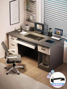 Escritorio para ordenador, ordenador de sobremesa con cajones, escritorio para uso doméstico, escritorio y silla de oficina sencillos y modernos - Product Image 4