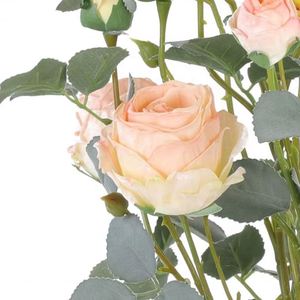 Venta Directa de Fábrica Oh Arts, Rosas Artificiales en Macetas de Cerámica Doradas, Ideales para Decoración de Sala de Estar - Product Image 4