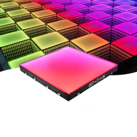 Igreslite Arc-en-ciel Givré Magnétique LED Piste de Danse Disco Led Piste de Danse pour Mariages