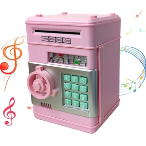 ตู้เซฟ<span class=keywords><strong>ออม</strong></span>สินแบบ ATM สำหรับเด็ก ใช้รหัสผ่าน พร้อมเสียงเพลงและฟังก์ชั่นจ่ายเหรียญอัตโนมัติ - Product Image 1
