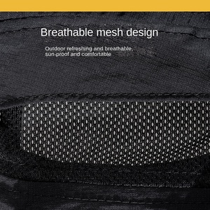 Chapeau d'été protection UV chapeau de pêcheur hommes alpinisme extérieur grand bord soleil plat bassin femmes chapeau de protection solaire - Product Image 5