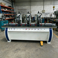 Machine à percer les charnières industrielle à trois têtes, outil de perçage à triple broche pour l'équipement de fabrication de trous de charnières en usine de meubles