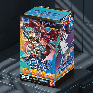 TCG ดิจิมอน สเปเชียล บูสเตอร์ เวอร์ชั่น 1.5 BT01-03 บูสเตอร์บ็อกซ์ 24 ซอง ภาษาเกาหลี ซีลปิดสนิท การ์ดเกมกระดาษ รุ่น AB0142 - Product Image 1