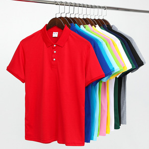 เสื้อโปโลโปรโมชั่น สีพื้น แขนสั้น ผ้าฝ้าย 65% แห้งเร็ว สำหรับใส่พักผ่อน ขายส่ง เสื้อโปโลชาย ผ้าฝ้ายระบายอากาศ - Product Image 4
