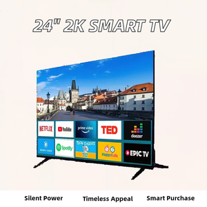 Téléviseur LED intelligent rétroéclairé 2K haute définition de 24 pouces avec interface LAN, vente directe d'usine de qualité pour utilisation hôtelière - Product Image 2