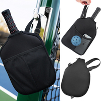 Couverture de pagaie de Pickleball en néoprène résistant à l'eau sangle réglable couverture de raquette de Pickleball Portable accessoires de balle de Pickle