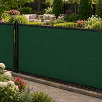 Écran de clôture d'intimité résistant aux intempéries, en maille HDPE renforcée, pour jardin et maison