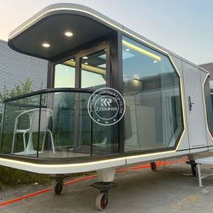 Vente en gros d'usine 2025, maison capsule détachable, villa, hôtel, nouveau type, mobile, porte en acier, structure en acier - Product Image 5