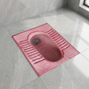 ห้องน้ำสุขภัณฑ์เซรามิกสีม่วงแดงแบบชนบท - Product Image 5