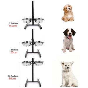 Table de <span class=keywords><strong>gamelle</strong></span> surélevée réglable pour <span class=keywords><strong>chien</strong></span>, <span class=keywords><strong>gamelle</strong></span> de nourriture pour <span class=keywords><strong>chien</strong></span>, <span class=keywords><strong>Double</strong></span> <span class=keywords><strong>support</strong></span> réglable de luxe pour chat et <span class=keywords><strong>chien</strong></span> - Product Image 2