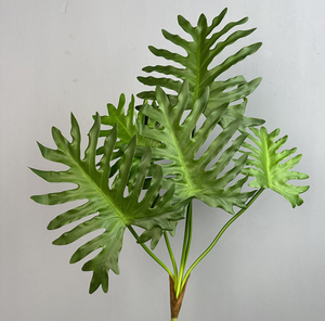 Feuilles artificielles en gros, style « Spring Rain », fausse verdure, plante Swiss Cheese, grandes feuilles, toucher doux, feuilles de Monstera artificielles - Product Image 5