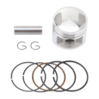 GOOFIT CG 125cc 150cc Ensemble de segments de piston de remplacement pour moteur de VTT, moto tout-terrain, kart, cyclomoteur, scooter CG 125cc