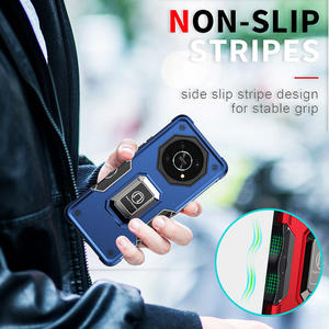 Coque armure antichoc pour Honor X9 <span class=keywords><strong>5G</strong></span> X8 Y70 Y90 en Silicone + PC avec anneau en métal, coque arrière de téléphone pour <span class=keywords><strong>Huawei</strong></span> Honor Magic 4 Lite - Product Image 6