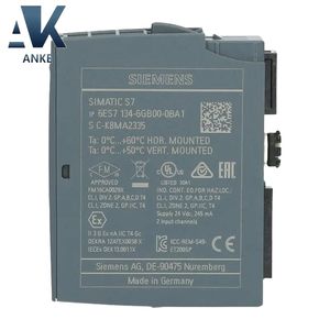 SIEMENS SIMATIC และ 200SP AI 2xI 2-/4 สาย ST โมดูลอินพุตแบบอะนาล็อก 6ES7134-6GB00-0BA1 - Product Image 1