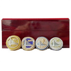 Anillo Deportivo Giratorio <span class=keywords><strong>de</strong></span> Aleación Chapado en Plata 925 del Campeonato <span class=keywords><strong>de</strong></span> los Golden State Warriors 2015, Accesorio <span class=keywords><strong>de</strong></span> Moda <span class=keywords><strong>de</strong></span> Baloncesto Americano, Regalo - Product Image 3