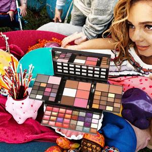 Women's 74 Color Beauty Cosmetics Makeup <b>Kit</b> Bronzer Blush Contour Eyeshadow-Portable Cartoon Design for Welcome Gifts - Product Image 3