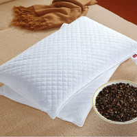 Almohada de Cáscara de Trigo Sarraceno Dulce, Orgánica, Importada, con Funda Exterior Personalizada