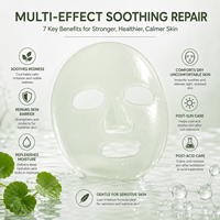 Masque facial en feuille anti-âge au bio-collagène et à la Centella avec glutathion, hydratant et nourrissant pour la peau, origine Chine