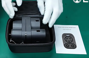 Evse cắm adapter sạc nhanh 250A ccs2 để ccs1 AC + DC j1772 để type2 EV sạc Adaptor - Product Image 3