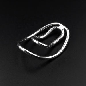 Holle Metalen Roestvrijstalen Zilveren Terughoudendheid Volwassen Mannelijke Oefening Penis Clip Metalen Haan <span class=keywords><strong>Ring</strong></span> - Product Image 4