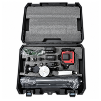 Kit de niveau laser vert 16 lignes pour usage intérieur et extérieur avec auto-nivellement et trépied de 1 m