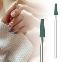 Evolisse Beauty – Kit professionnel de manucure et pédicure avec faux ongles en céramique argentée, embouts acryliques et embouts de polissage pour ongles