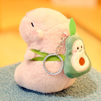 Nouveauté Petit pendentif Capybara en peluche bon marché Poupée de décoration en peluche polyester souple pour anniversaire