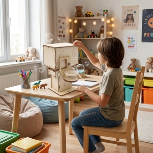 Kit de puzzle scientifique en bois 3D - Jouets éducatifs STEM à assembler soi-même pour enfants - Product Image 1