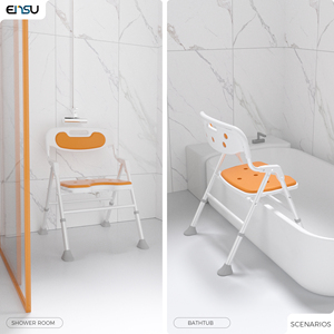 ENSU OEM Heavy Duty Bath Seat Home Rehabilitation <strong>Therapy</strong> Supplies Elderly Disabled Foldable Bathroom <strong>Shower</strong> Chairs