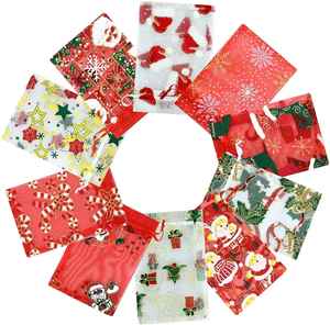 Bolsas de Organza Navideñas para Regalos, Joyas, Dulces, para Bodas, Fiestas, Navidad - Product Image 1
