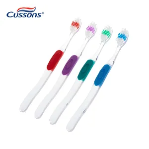 Haute qualité adulte PS matériau transparent en plastique transparent brosse à dents