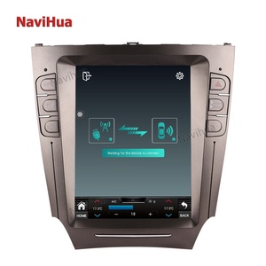 NAVIHUA 10.4 Inch Android Car <b>Stereo</b> GPS Navigation Car Dvd Multimedia Player AutoRadio for Tesla Style Lexus IS250 IS300 IS350 - Product Image 3