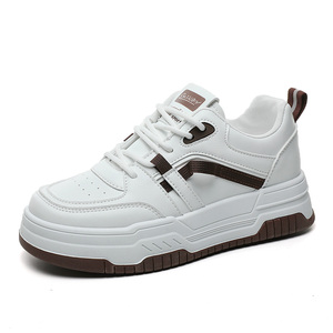 2026 LYKU Women's Shoes New Sports Leisure Board Shoes Thick-<b>soled</b> Breathable Anti-slip Lace-up Fashion Trend Summer Spring - Product Image 5