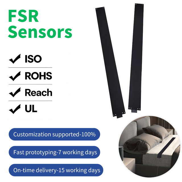 Non Sensitive Ultra-thin Flexible Sensor Vital Signs Monitoring Sensor FSR Pressure-resistance Sensor for Sleep Monitor