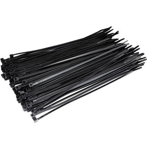 Brida de nailon para cables, 66 bridas de nailon PA66 de Color negro, 3,6mm x 300mm, bridas de cremallera de plástico resistente - Product Image 4