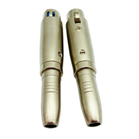 Connecteur Audio SINUSLIVE Adaptateur XLR femelle ou mâle vers TRS femelle 1/4 ", adaptateurs XLR équilibrés vers quart de pouce 6.35mm Famale