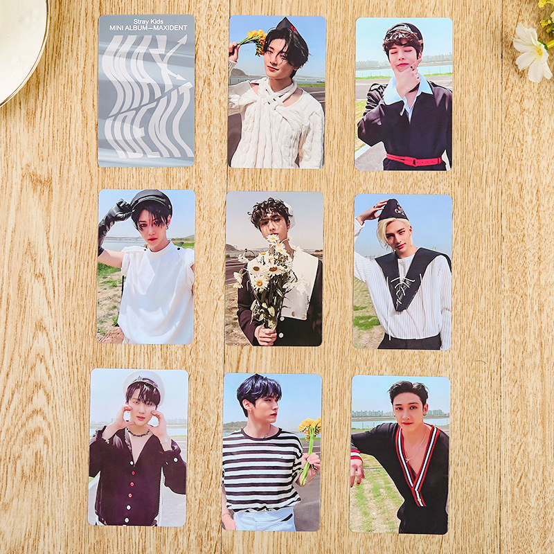 8/11Pcs/Set KPOP StrayKids MAXIDENT Album Photocards Bangchan