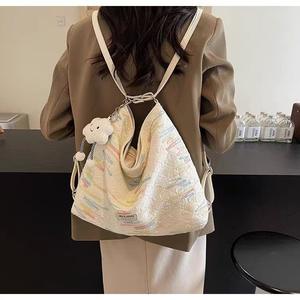 THK0519 Bolso de mensajero de doble uso de gran capacidad a la moda Bolso lindo impermeable Bolso de hombro versátil - Product Image 5