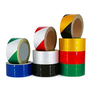 Tape Suppliers Fluorescent road traffic protection Caution PVC material warning Reflective Tape For Truck