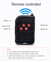 Nouvelle arrivée, détecteur de mouvement sans fil IP65 étanche pour extérieur, alarme vocale solaire, alarme GSM, capteur d'alarme pour animaux