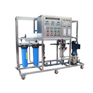 Qualité de l'eau Stable acier inoxydable 500LPH Ro purificateur d'eau système EDI système de filtre à eau à osmose inverse secondaire