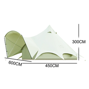 Tente GARIDA à toit blanc, nouvelle tente à <span class=keywords><strong>double</strong></span> cerceau avec technologie de <span class=keywords><strong>gaze</strong></span>, auvent arqué <span class=keywords><strong>vert</strong></span> fruit GCTT-016 - Product Image 6