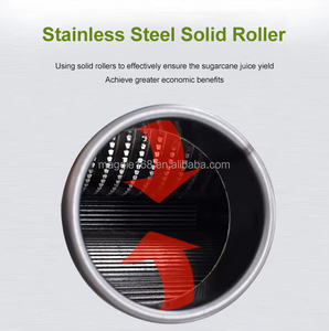 110V 800 Wát Chất lượng cao 4 con lăn mía Máy ép trái cây mía đường vắt nước trái cây thương mại công nghiệp Báo Chí Máy Nghiền - Product Image 4