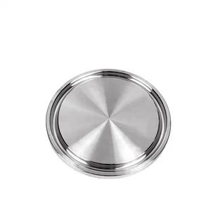 블라인드 플레이트 316 스테인레스 스틸 위생 척 클램프 플러그 파이프 플러그 시트 답답한 플레이트 블라인드 플랜지 - Product Image 5