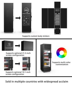 Kỹ thuật số <span class=keywords><strong>kiosk</strong></span> cho đồ uống đồ ăn nhẹ mở cửa với hệ thống thanh toán thẻ thông minh ai Combo Máy bán hàng tự động có tính năng SDK - Product Image 4