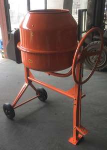 Mixer beton listrik Mini portabel 200L, dengan Pedal 850W Motor efisiensi tinggi 7m/jam produktivitas - Product Image 5