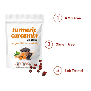 Cápsulas Blandas de Cúrcuma y Curcumina de Marca Privada, Suplemento Dietético con Extracto de Jengibre y Pimienta Negra con Aceite MCT, 300 Cápsulas Blandas - Product Image 3