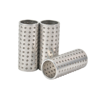 Buje de Jaula de Bolas de Aluminio Anodizado Ligero Serie MBSH con Bolas de Acero GCr15 para Módulos de Movimiento Lineal de Alta Frecuencia